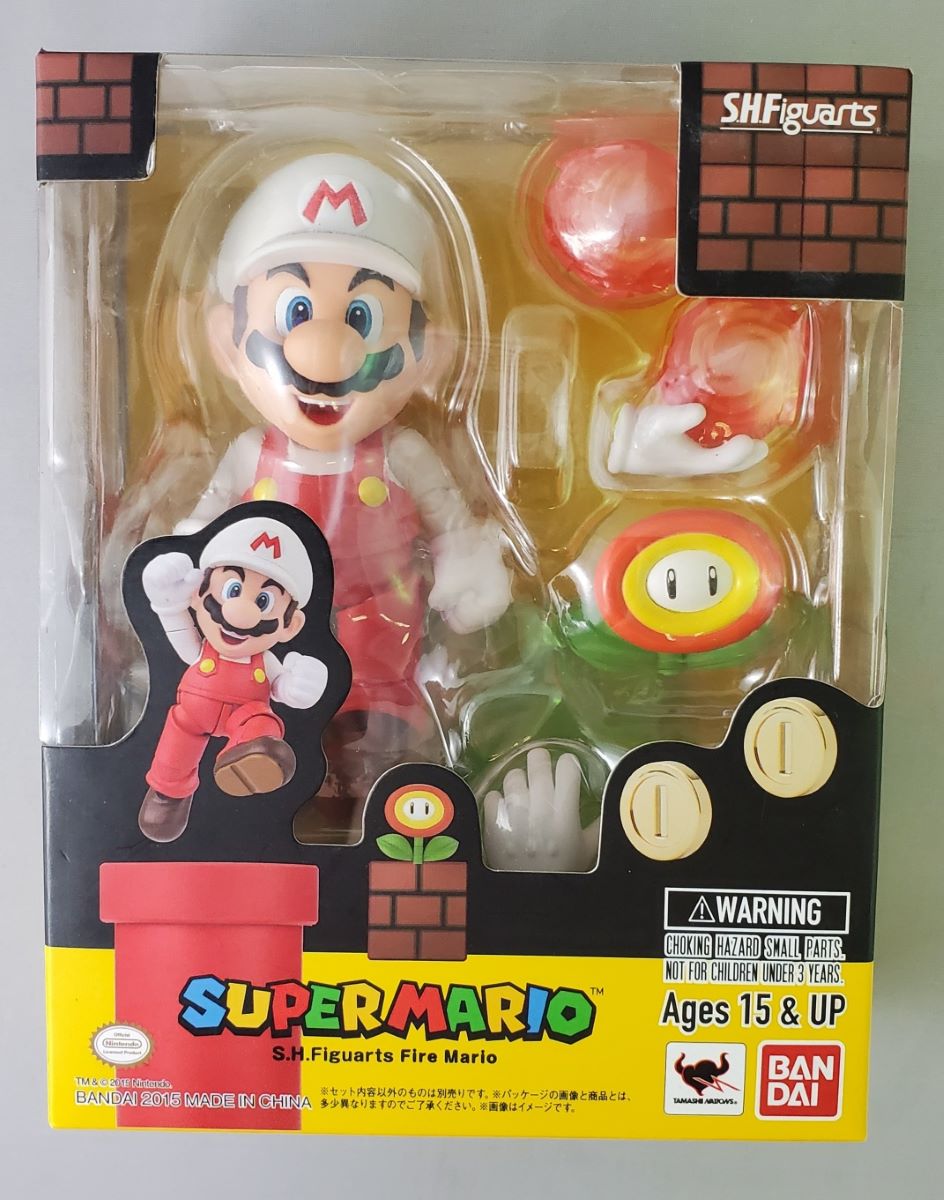 Super Mario Brothers Fire Mario S.H.Figuarts Action Figure – Comic 