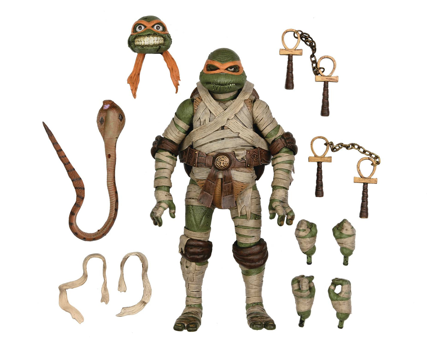 Universal Monsters  TMNT Michelangelo Mummy 7 Inch Action Figure