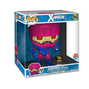 Pop Jumbo X-Men Sentinel & Wolverine W/Chase PX Vinyl Figure