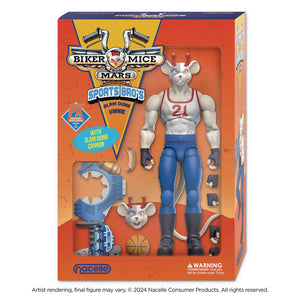 Biker Mice From Mars Sports Bros Vinnie PX Action Figure