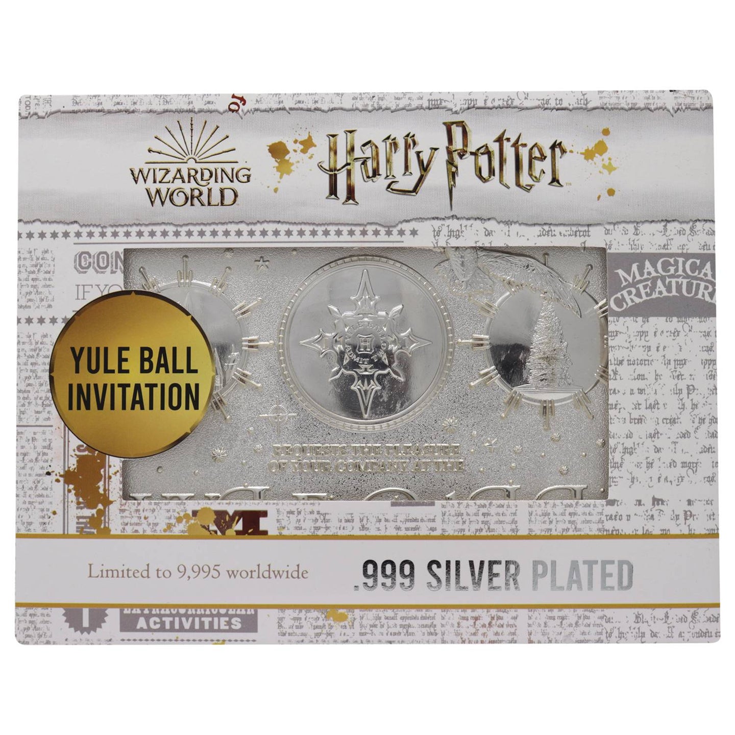 Harry Potter Ltd Ed Replica Yule Ball Ticket