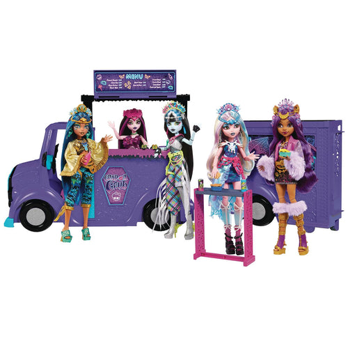 Monster High Fangtastic Rockin Food Truck Playset With Doll