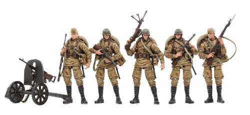 Joy Toy WWII Soviet Infantry 1/18 Figure 5 Pack