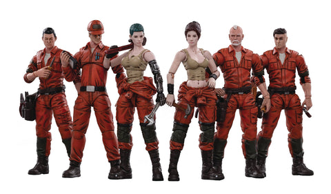 Joy Toy Mech Maintenance Team B 1:18 Figure 6 Pack