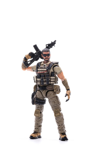 Joy Toy Peoples Armed Police Mercenary Kahn 1/18 Figure