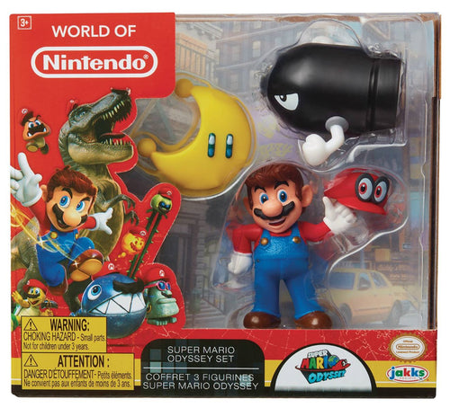 world of nintendo super mario odyssey 3 pack set